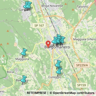 Mappa Via degli Ulivi, 28021 Borgomanero NO, Italia (2.07545)
