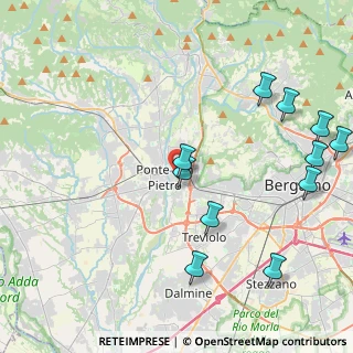Mappa Via Brembo, 24030 Mozzo BG, Italia (4.96091)