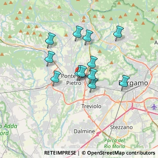 Mappa Via Brembo, 24030 Mozzo BG, Italia (2.89167)