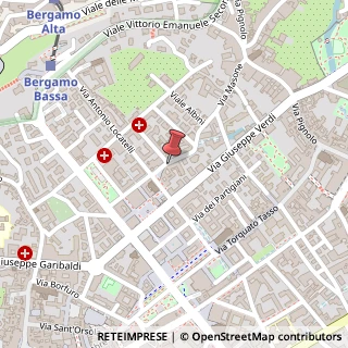 Mappa Via Masone, 3, 24121 Bergamo, Bergamo (Lombardia)