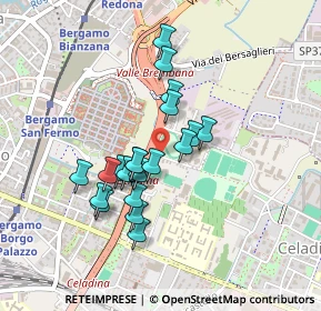 Mappa Via Monte Gleno, 24125 Bergamo BG, Italia (0.3565)