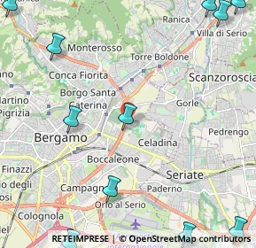 Mappa Via Monte Gleno, 24125 Bergamo BG, Italia (3.48545)