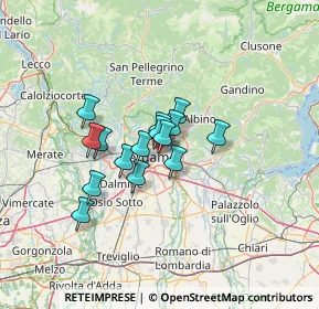 Mappa Via Monte Gleno, 24125 Bergamo BG, Italia (8.70533)