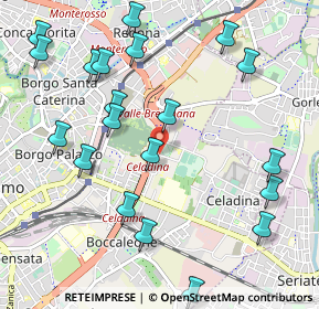 Mappa Via Monte Gleno, 24125 Bergamo BG, Italia (1.2065)