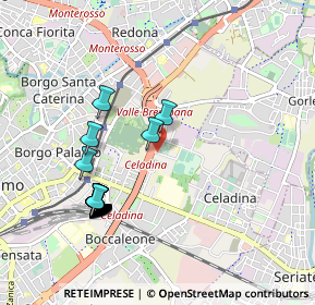 Mappa Via Monte Gleno, 24125 Bergamo BG, Italia (1.01)