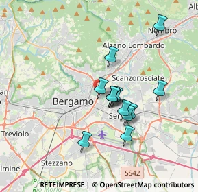 Mappa Via Monte Gleno, 24125 Bergamo BG, Italia (2.80769)