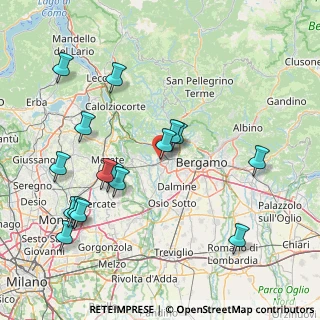 Mappa 24030 Bonate Sotto BG, Italia (17.37563)