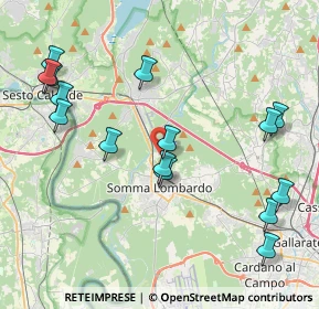 Mappa Via ai Monti, 21019 Somma Lombardo VA, Italia (4.64)