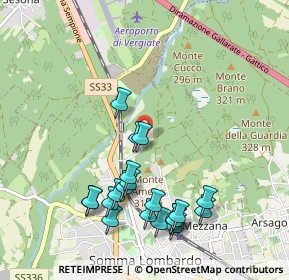 Mappa Via ai Monti, 21019 Somma Lombardo VA, Italia (1.0565)