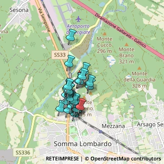 Mappa Via ai Monti, 21019 Somma Lombardo VA, Italia (0.65)