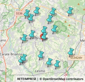 Mappa Via Don Giovenzana, 23880 Casatenovo LC, Italia (4.05059)