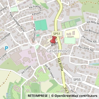 Mappa Via Don Giovenzana, 6, 23880 Casatenovo, Lecco (Lombardia)