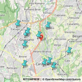 Mappa Via Morigiola, 20843 Verano Brianza MB, Italia (2.28182)