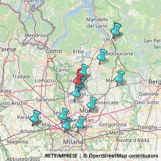 Mappa Via Morigiola, 20843 Verano Brianza MB, Italia (16.11357)