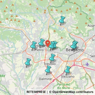 Mappa Via Piatti, 24030 Mozzo BG, Italia (3.54818)