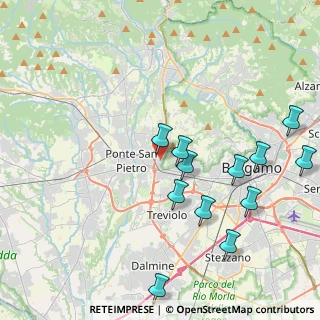 Mappa Via Piatti, 24030 Mozzo BG, Italia (4.43833)