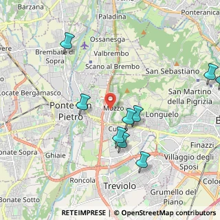 Mappa Via Piatti, 24030 Mozzo BG, Italia (3.5135)