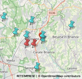 Mappa Via San Giuseppe, 20843 Giussano MB, Italia (4.24818)