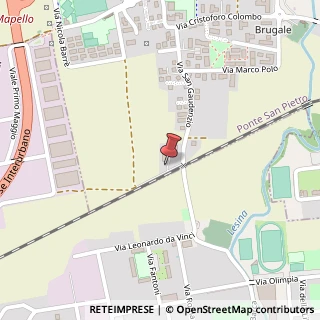 Mappa Via San Gaudenzio, 40, 24036 Ponte San Pietro, Bergamo (Lombardia)