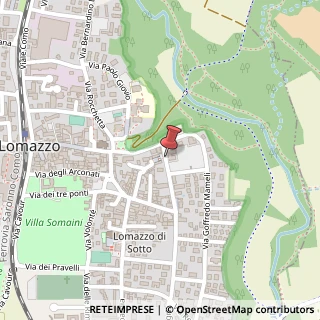 Mappa Via Rampanone, 2, 22074 Lomazzo, Como (Lombardia)