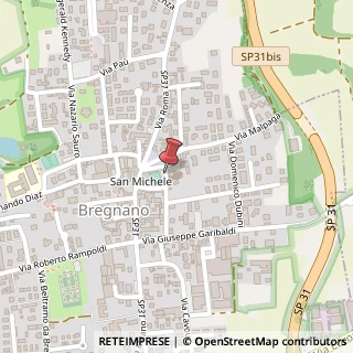 Mappa Piazza San Michele, 6, 22070 Bregnano, Como (Lombardia)