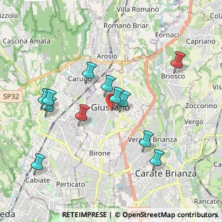 Mappa Via Borella, 20833 Giussano MB, Italia (1.92)