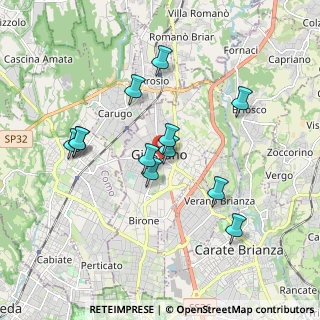 Mappa Via Borella, 20833 Giussano MB, Italia (1.65333)