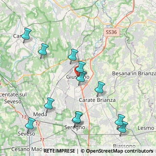 Mappa Piazza S. Carlo, 20833 Giussano MB, Italia (4.71083)