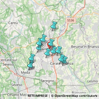 Mappa Piazza S. Carlo, 20833 Giussano MB, Italia (2.67077)