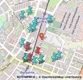 Mappa Via Carlo Serassi, 24125 Bergamo BG, Italia (0.264)