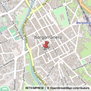 Mappa Via dei Mille, 12, 28021 Borgomanero, Novara (Piemonte)