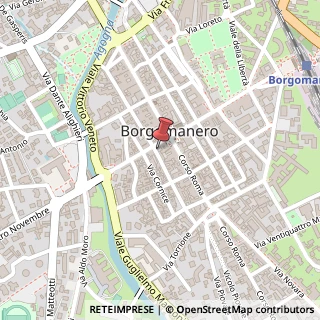 Mappa Via dei Mille, 1, 28021 Borgomanero, Novara (Piemonte)