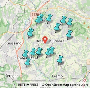 Mappa 20842 Besana In Brianza MB, Italia (3.5)