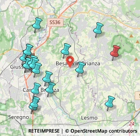 Mappa 20842 Besana In Brianza MB, Italia (4.59474)