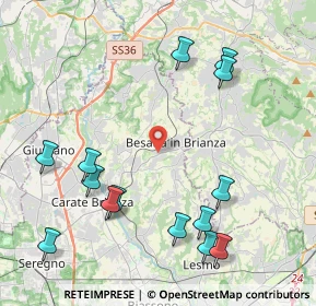 Mappa 20842 Besana In Brianza MB, Italia (4.88214)