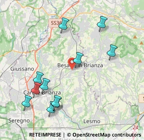 Mappa 20842 Besana In Brianza MB, Italia (4.46727)