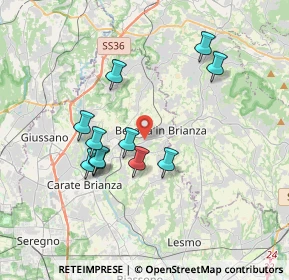 Mappa 20842 Besana In Brianza MB, Italia (3.27364)
