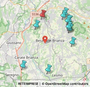 Mappa 20842 Besana In Brianza MB, Italia (4.69583)