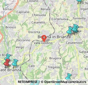 Mappa 20842 Besana In Brianza MB, Italia (3.70167)