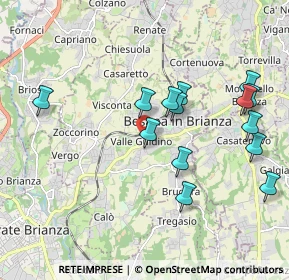 Mappa 20842 Besana In Brianza MB, Italia (1.96214)