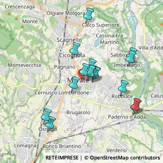 Mappa Via Caneva, 23807 Merate LC, Italia (1.72)
