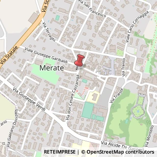 Mappa Vicolo Beneficio, 6, 23807 Merate, Lecco (Lombardia)