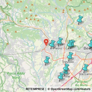 Mappa Via S. Cassiano, 24030 Presezzo BG, Italia (6.22438)