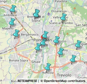 Mappa Piazza della Libertà, 24036 Ponte San Pietro BG, Italia (2.14643)