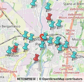 Mappa Piazza della Libertà, 24036 Ponte San Pietro BG, Italia (0.965)