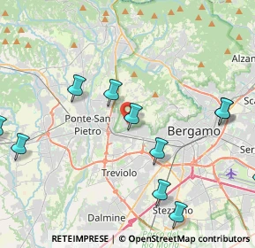 Mappa Via A. Moro, 24030 Mozzo BG, Italia (5.51167)