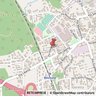 Mappa Via Vittorio Veneto, 10, 21010 Besnate, Varese (Lombardia)