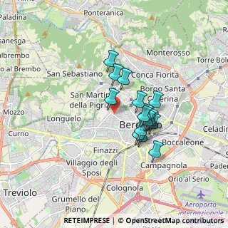 Mappa Via Torino, 24100 Bergamo BG, Italia (1.28688)