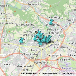 Mappa Via Torino, 24100 Bergamo BG, Italia (0.95769)