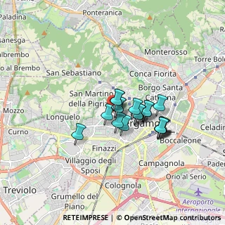 Mappa Via Torino, 24100 Bergamo BG, Italia (1.135)
